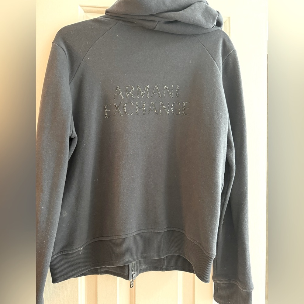 Armani exchange zip up